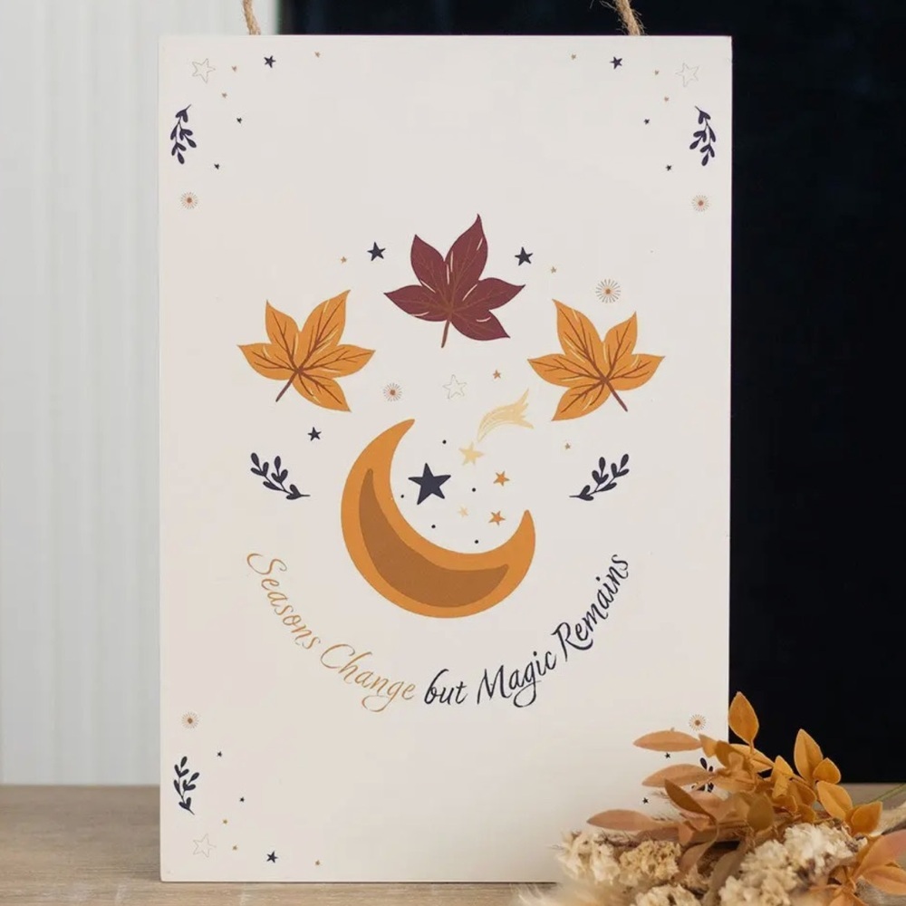 Autumn Moon Seasons Change Wall Art Decor